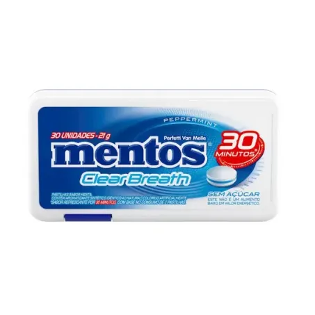 Bala mentos clear breath peppermint 21g