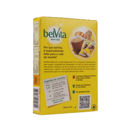 Biscoito Integral Belvita Mel/Cacau 75g 360-25