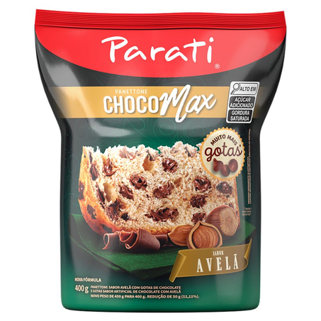 Panettone Parati Choco Max Avelã Sache com 400G