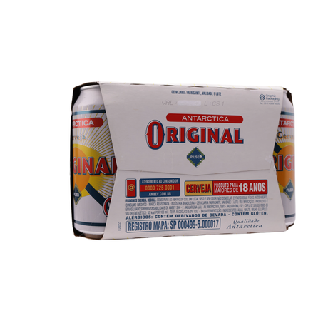 Cerveja antarctica original pilsen 350ml caixa com 12un 360-43