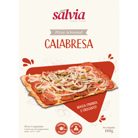 PIZZA SÁLVIA CALABRESA 180G