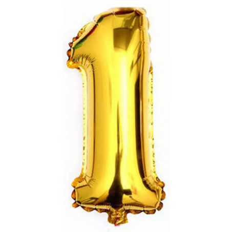 BALAO FESTA DOURADO NUMERO 1