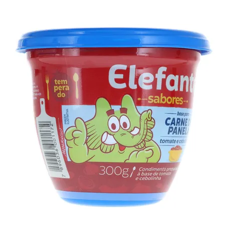 Extrato de tomate elefante carne de panela pote 300g 360-32