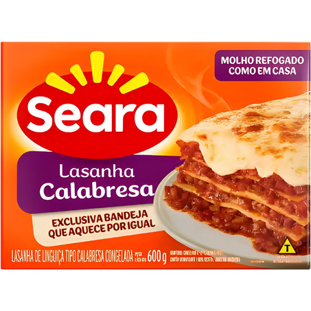 Lasanha Seara 600g - Calabresa