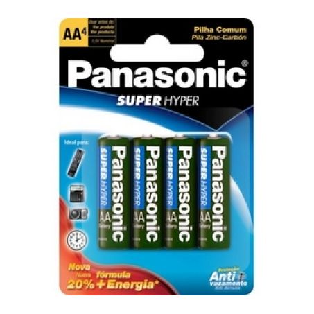 PILHA PANASONIC PALITO C/4