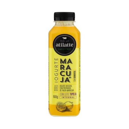 Iogurte Ati Latte 500g - Natural - Integral - Maracujá