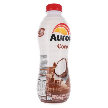 Bebida Láctea Fermentada Aurora Coco Frasco 850gr 360-13