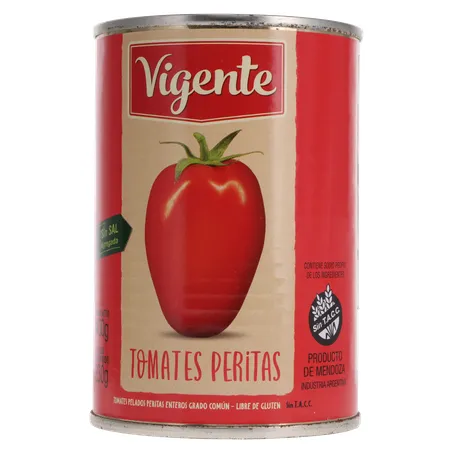 TOMATE PELADO IMPORTADO DA ARGENTINA VIGENTE LATA 230G 360-1