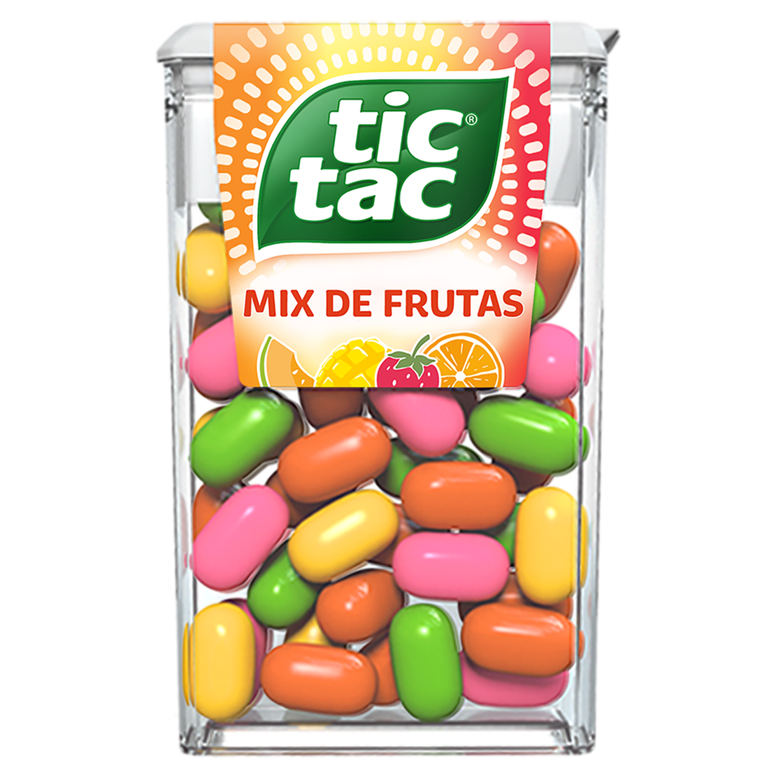 Tic tac pastilhas sabor mix de frutas 14,5g
