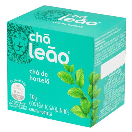 CHA LEAO FUZE HORTELA 10 SAQUI  10G 360-1