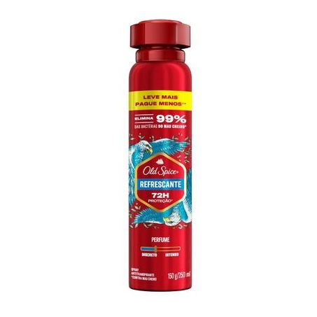 Desodorante Aero Old Spice 250ml Refrescante