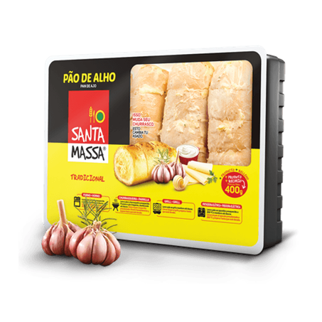 PÃO DE ALHO SANTA MASSA TRADICIONAL 400G 360-1