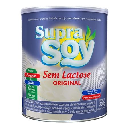 ALIMENTO À BASE DE SOJA EM PÓ ORIGINAL ZERO LACTOSE SUPRA SOY