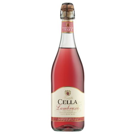 Vinho italiano lambrusco cella 750ml rose