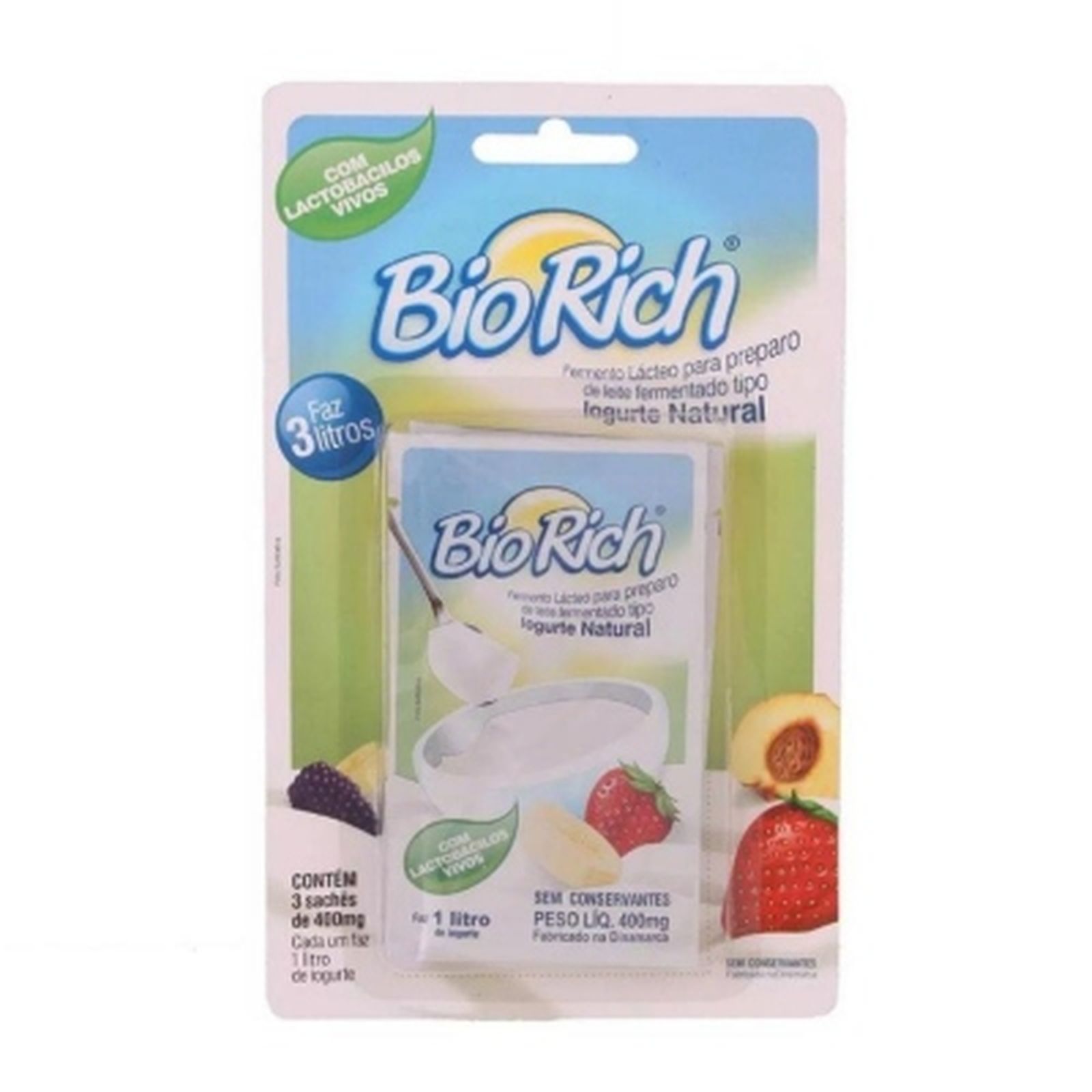 Fermento Lácteo Bio Rich 400mg