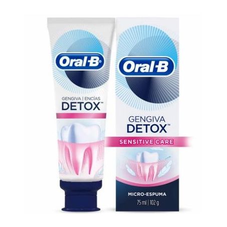 CREME DENTAL ORAL-B SENSITIVE CARE GENGIVA DETOX 102G