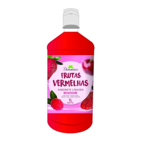 Sabonete líquido denomax frutas vermelhas 1l
