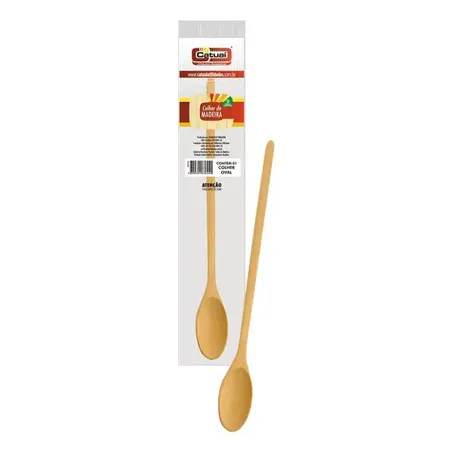 Colher Madeira Catuai 34cm Oval 33742