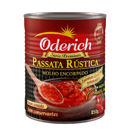 PASSATA TOMATE ODERICH RÚSTICA LATA 850G