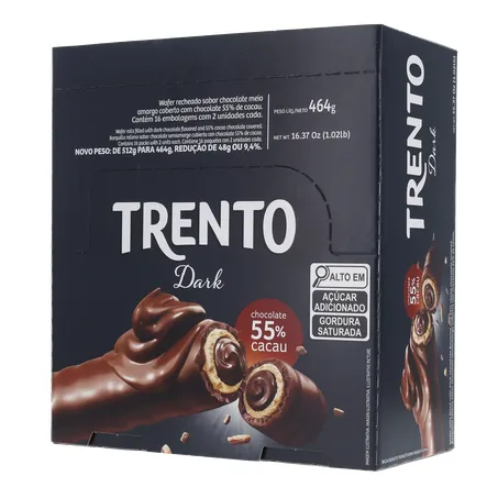 BISC.WAFER TRENTO 29G DARK CX 16.0 360-3