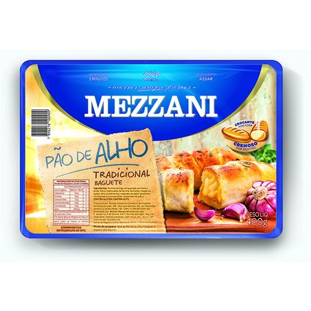 Pão alho mezzani 400g tradicional b