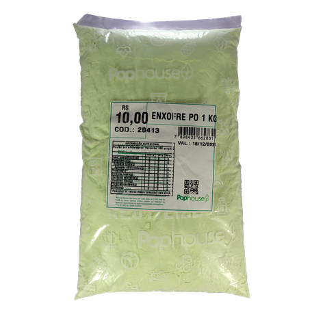 ENXOFRE PO 1 KG SABOR VERDE