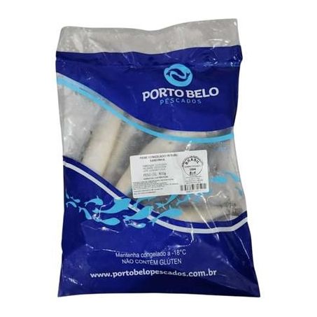 Peixe Sardinha Laje Porto Belo 800g Eviscerada Congelada