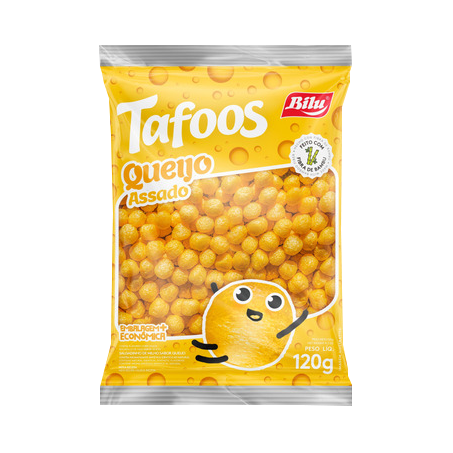 SALGADINHO BILU TAFOOS QUEIJO 120G
