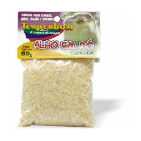 Alho temperbom em pó 80g