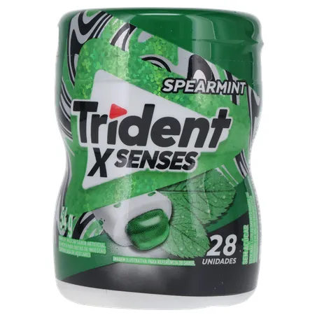 GOMA MASCAR TRIDENT GARRAFA SPEARMINT 54G 360-1