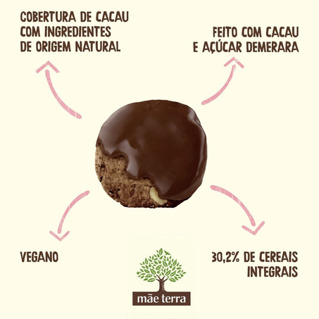 Choco Biscoito Mãe Terra Cacau 58g 360-3