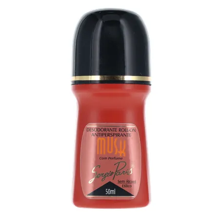 Desodorante sergio paris roll-on musk 50ml 360-0