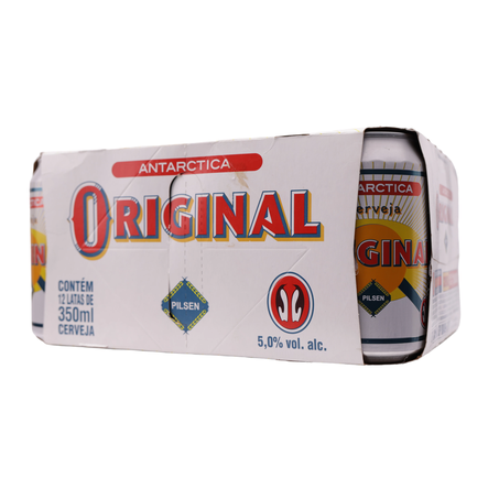 Cerveja antarctica original pilsen 350ml caixa com 12un 360-34