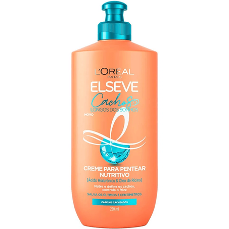 Creme pentear elseve 250ml cachos sonhos