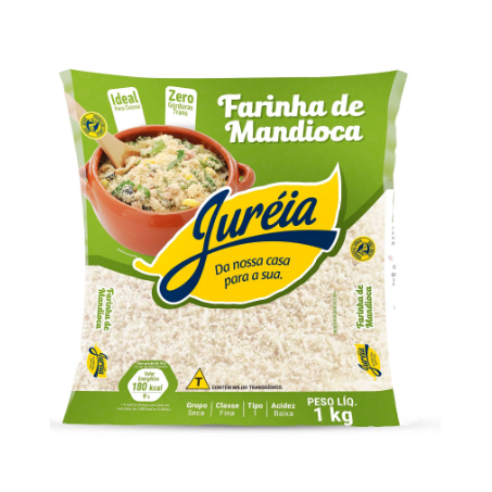 FARINHA MANDIOCA JUREIA 500G BC GROSSA 