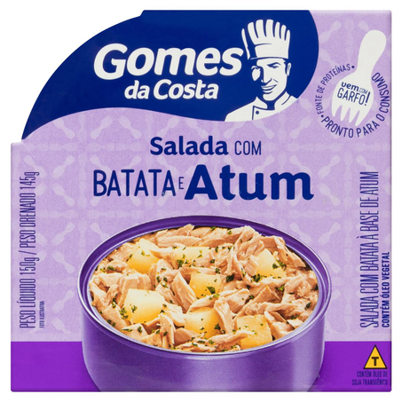 Salada com Atum Gomes da Costa 150g - Batata