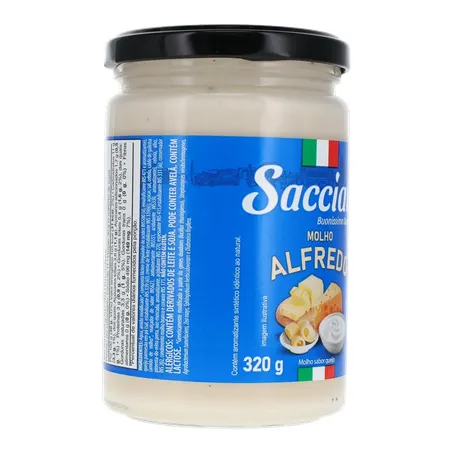 MOLHO PRONTO SACCIALI ALFREDO VIDRO 320G 360-31
