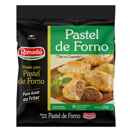 MASSA PARA PASTEL DE FORNO ROMANHA
