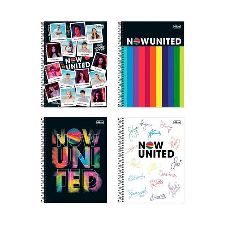 CADERNO TILIBRA NOW UNITED 1M 80F
