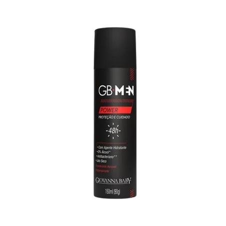 Desodorante Aerosol Gb Men Giovana Baby Power 150ml
