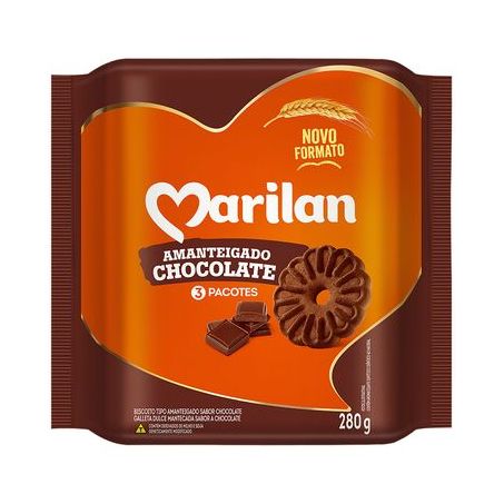 Biscoito marilan amanteigado choc 280g