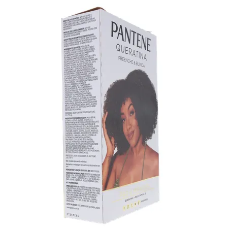Shampoo Pantene 300ml + Condicionador Queratina Preenche e Blinda 150ml 360-12
