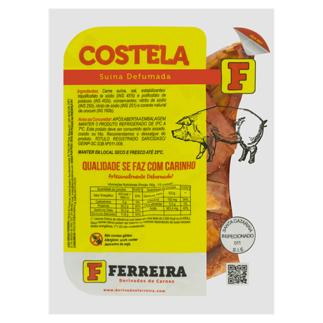 Costela Suína Ferreira Defumada kg