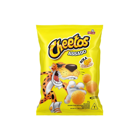 SALGADINHO ELMA CHIPS CHEETOS QUEIJO SUICO BOLA 33G