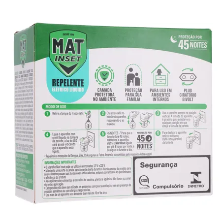 Aparelho eletrico mat inset liquido 360-16