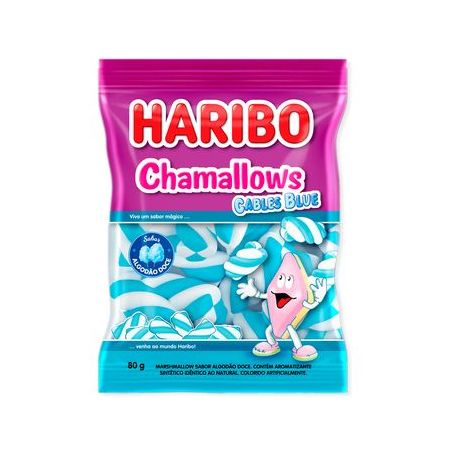 Marshmallows Haribo Cables Blue Pacote 80G