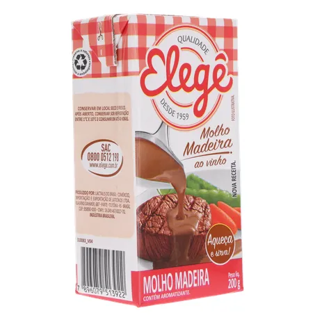 Molho Madeira ao Vinho Elegê Caixa 200gr 360-32