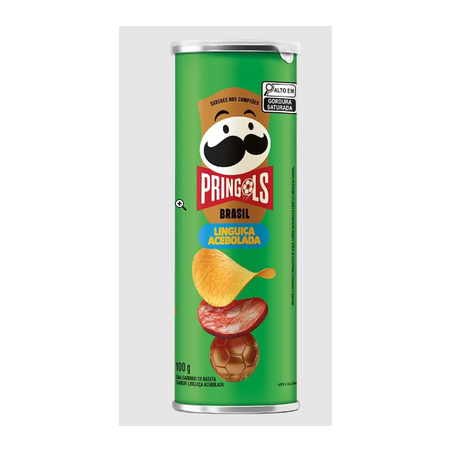 SALGADINHO PRINGLES LINGUIÇA ACEBOLADA 100G