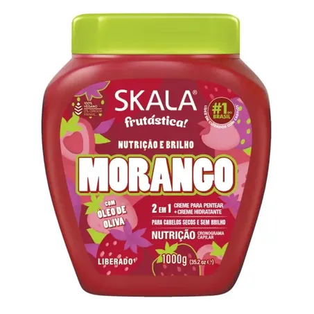 Creme tratamento skala frutastica morango 1kg