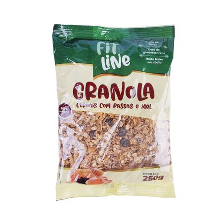 Granola master cook cereais uvas passas e mel 250 gr